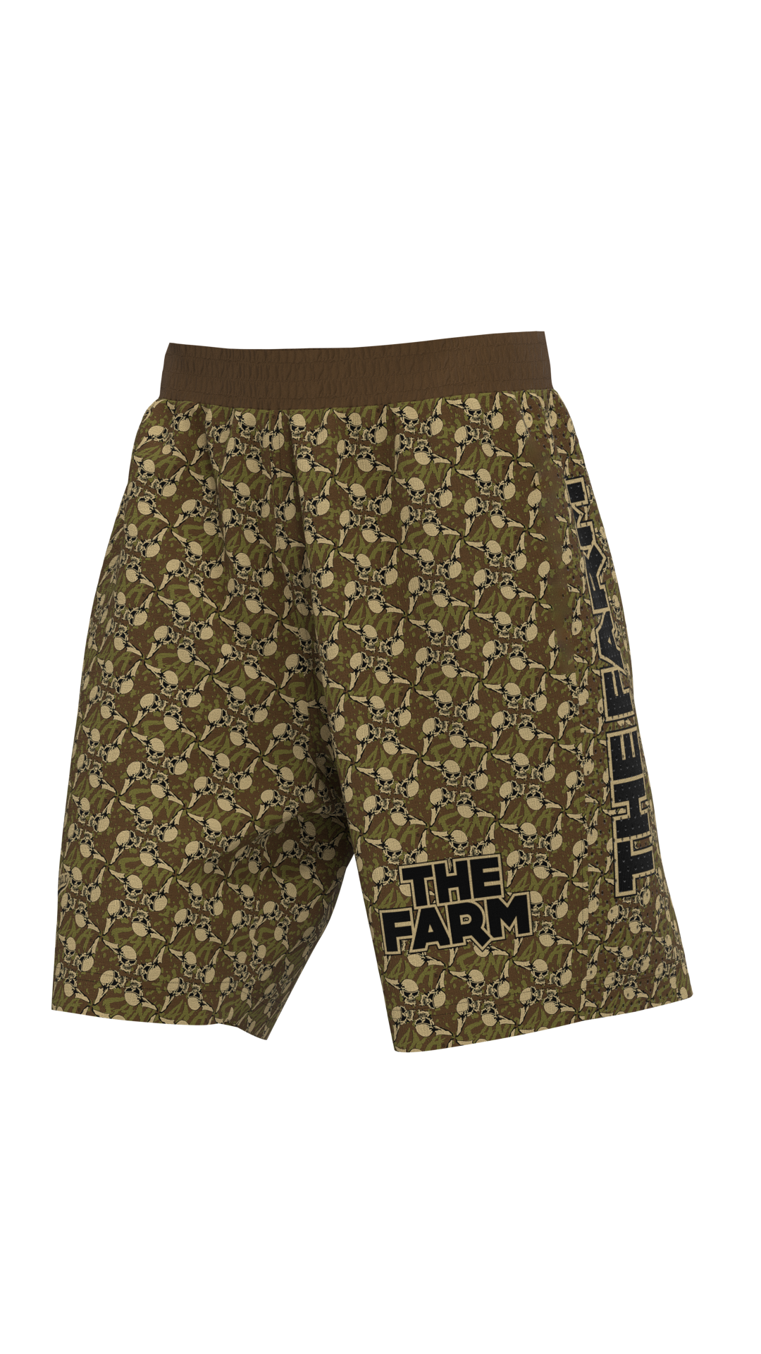 The Farm Hybrid Vision Shorts - Sandana Brown Flying Skulls