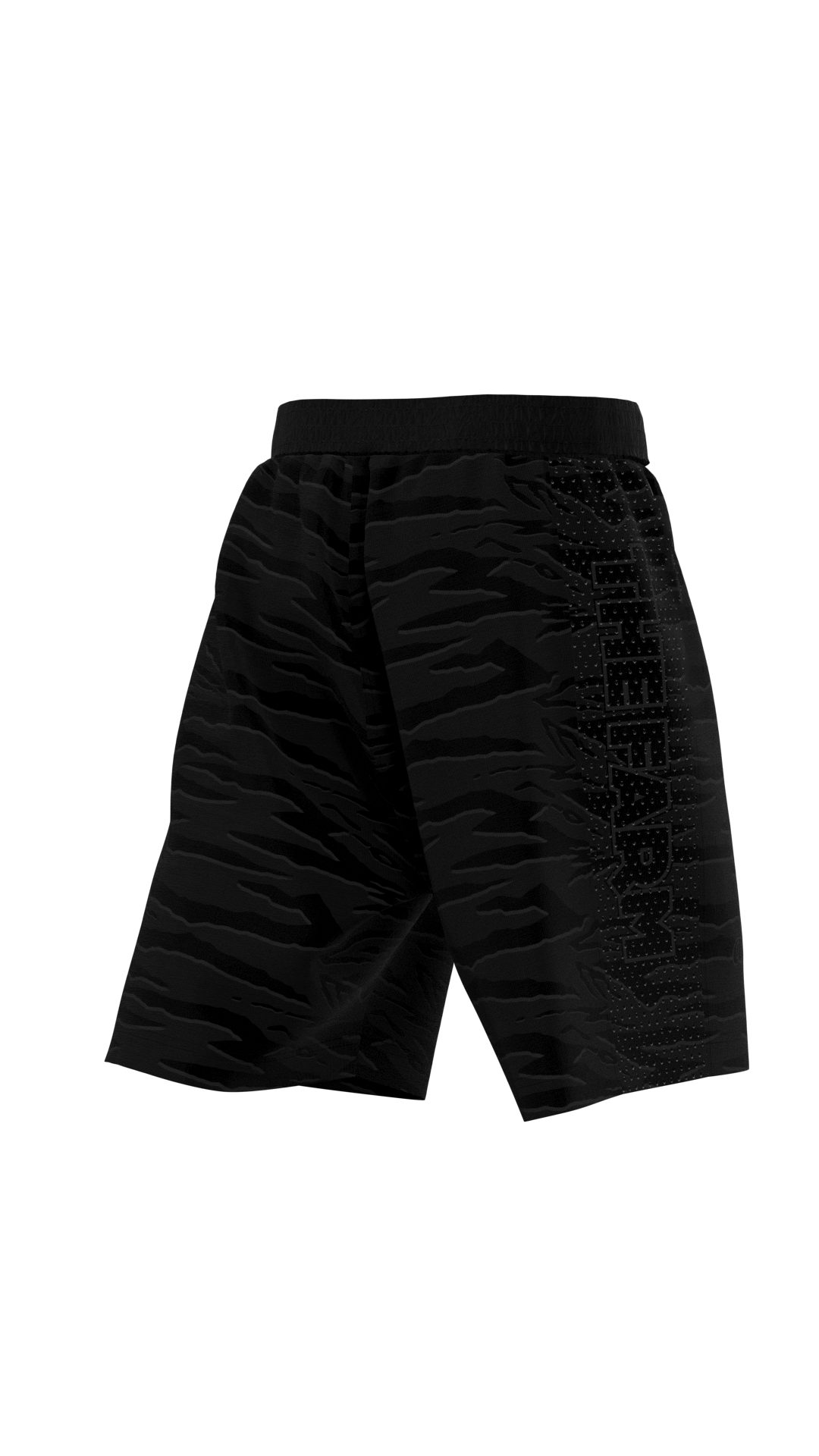 The Farm Hybrid Vision Shorts - Sandana Black & Grey Snake Stripe