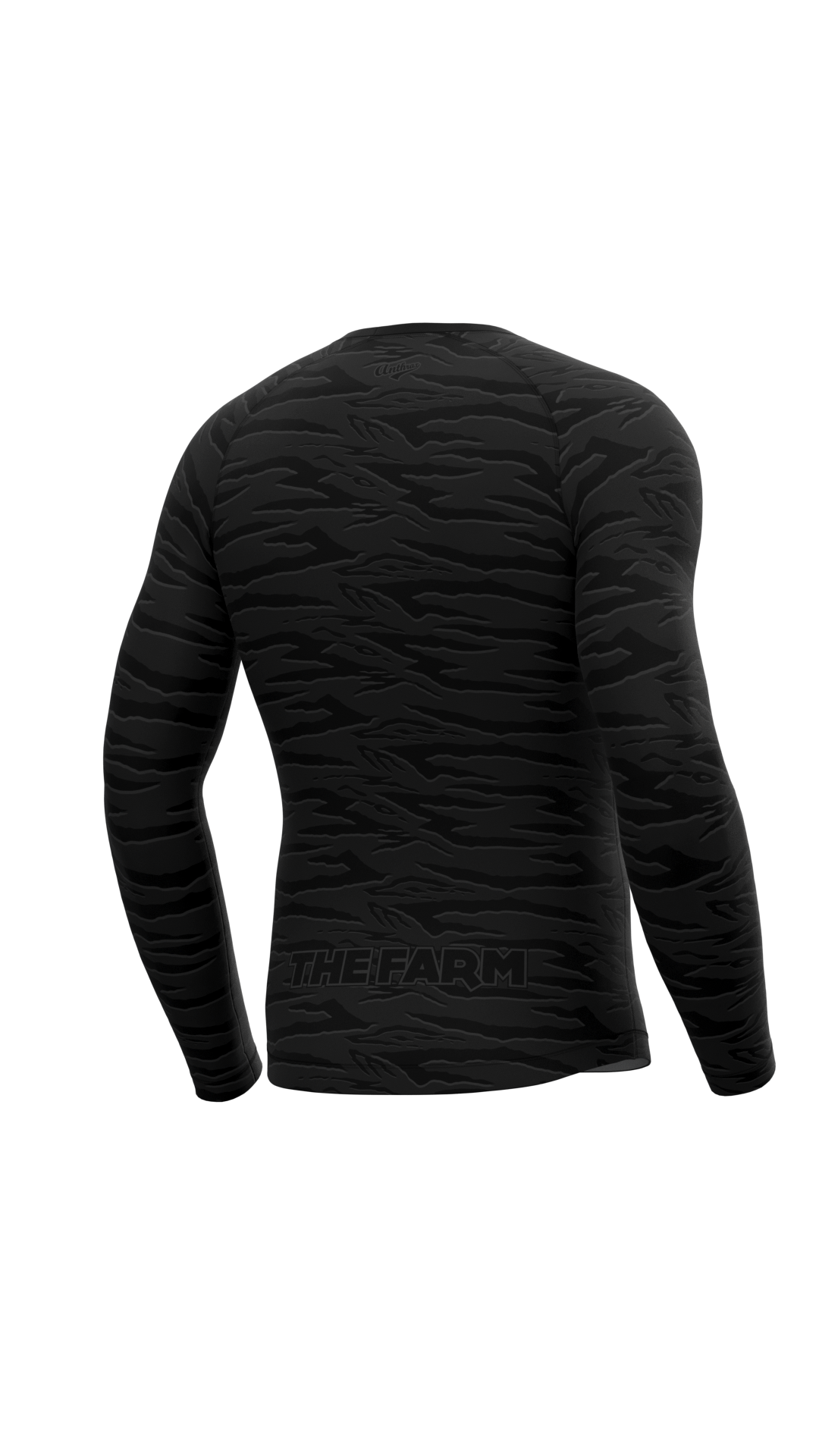 The Farm Rashguard Long Sleeve - Sandana Black & Grey Snake Stripe