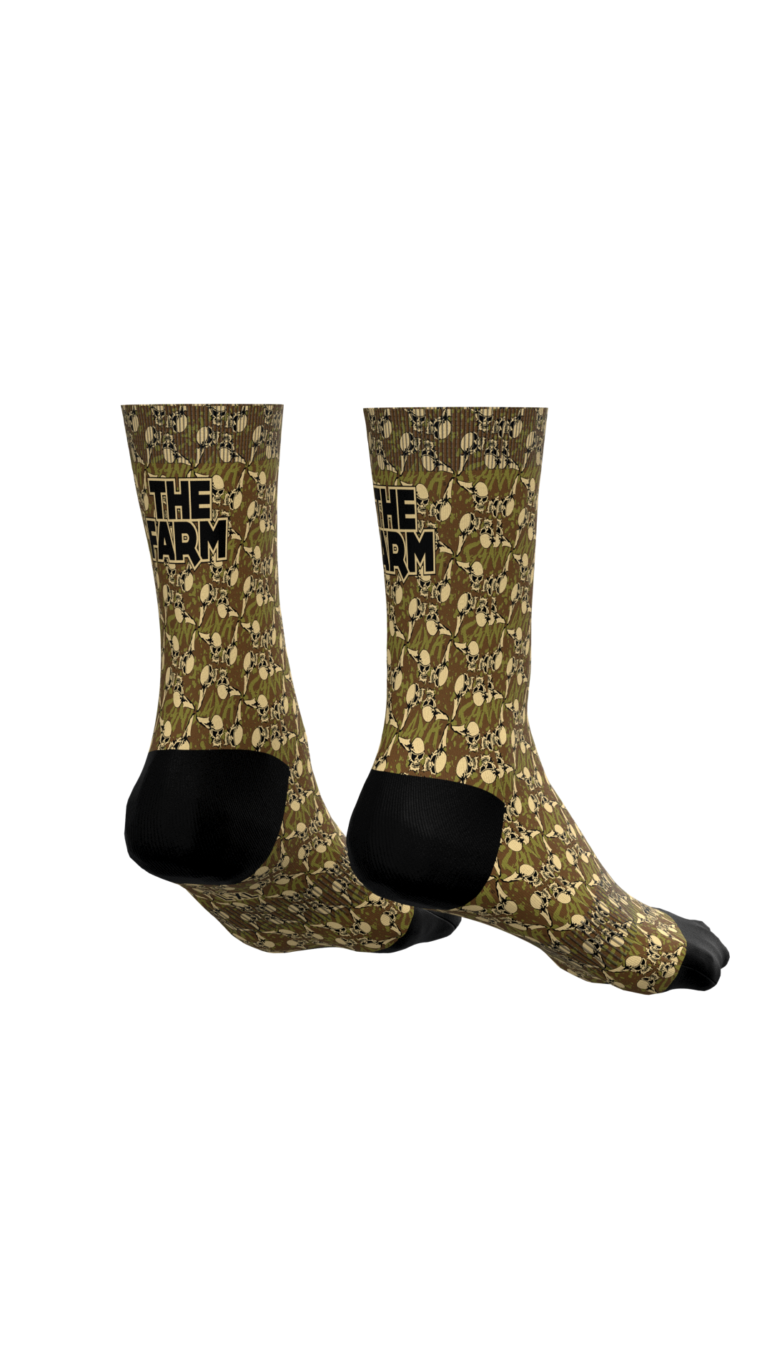 The Farm Socks - Sandana Brown Flying Skulls