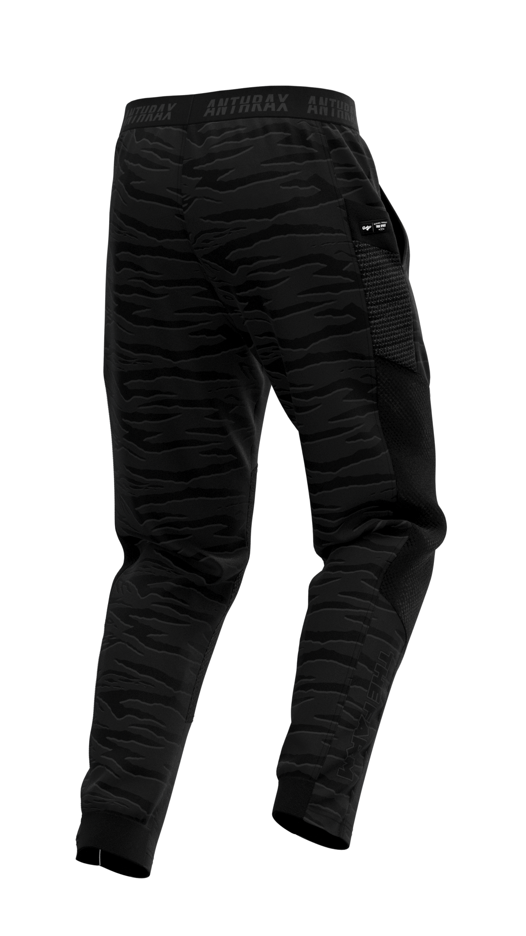 The Farm Spartan Pants - Sandana Black & Grey Snake Stripe