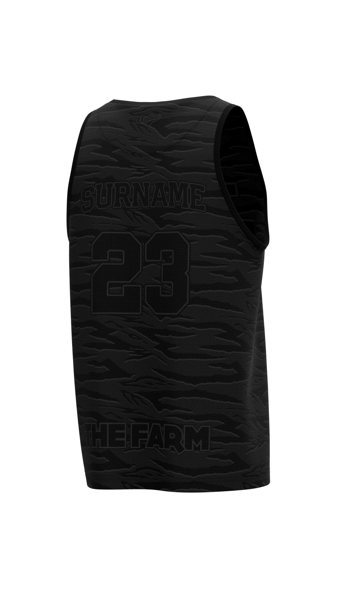 The Farm Tank Top - Sandana Black & Grey Snake Stripe