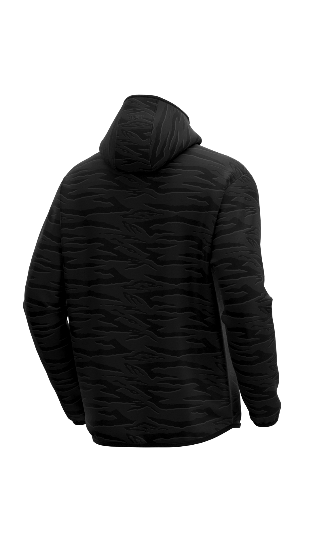 The Farm Zip Windstopper Hoody - Sandana Black & Grey Snake Strip