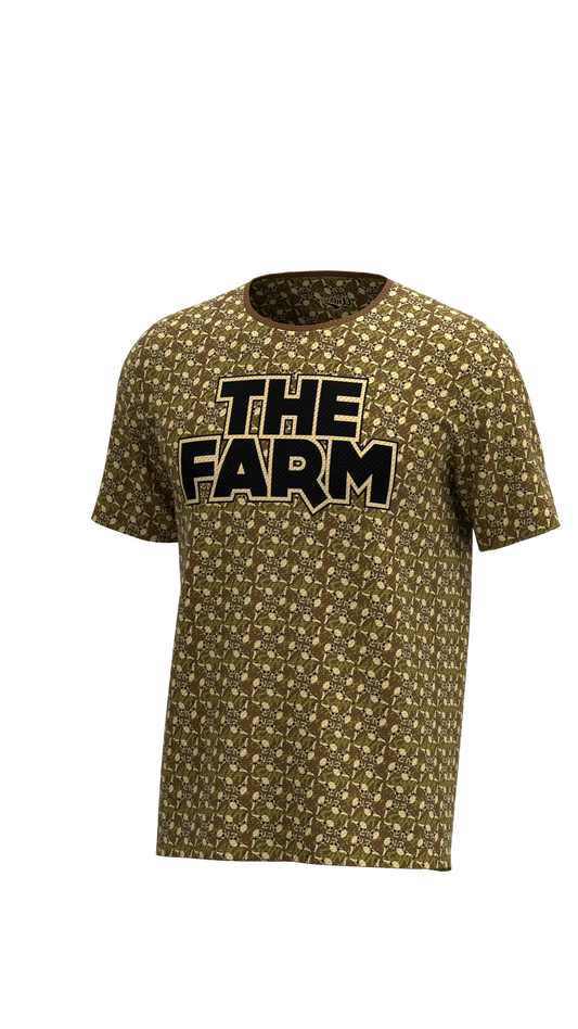 The Farm 2K18 Sport Shirt - Sandana Brown Flying Skulls