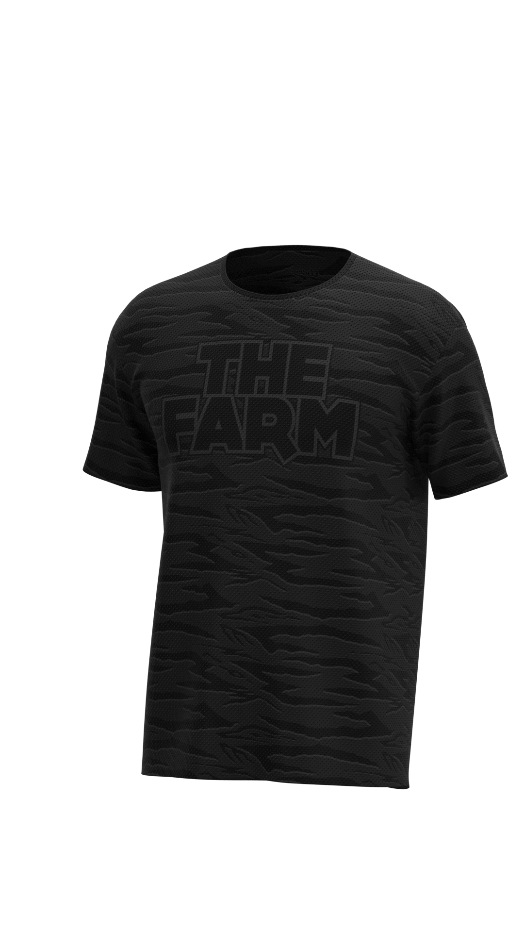 The Farm 2K18 Sport Shirt - Sandana Black & Grey Snake Stripe