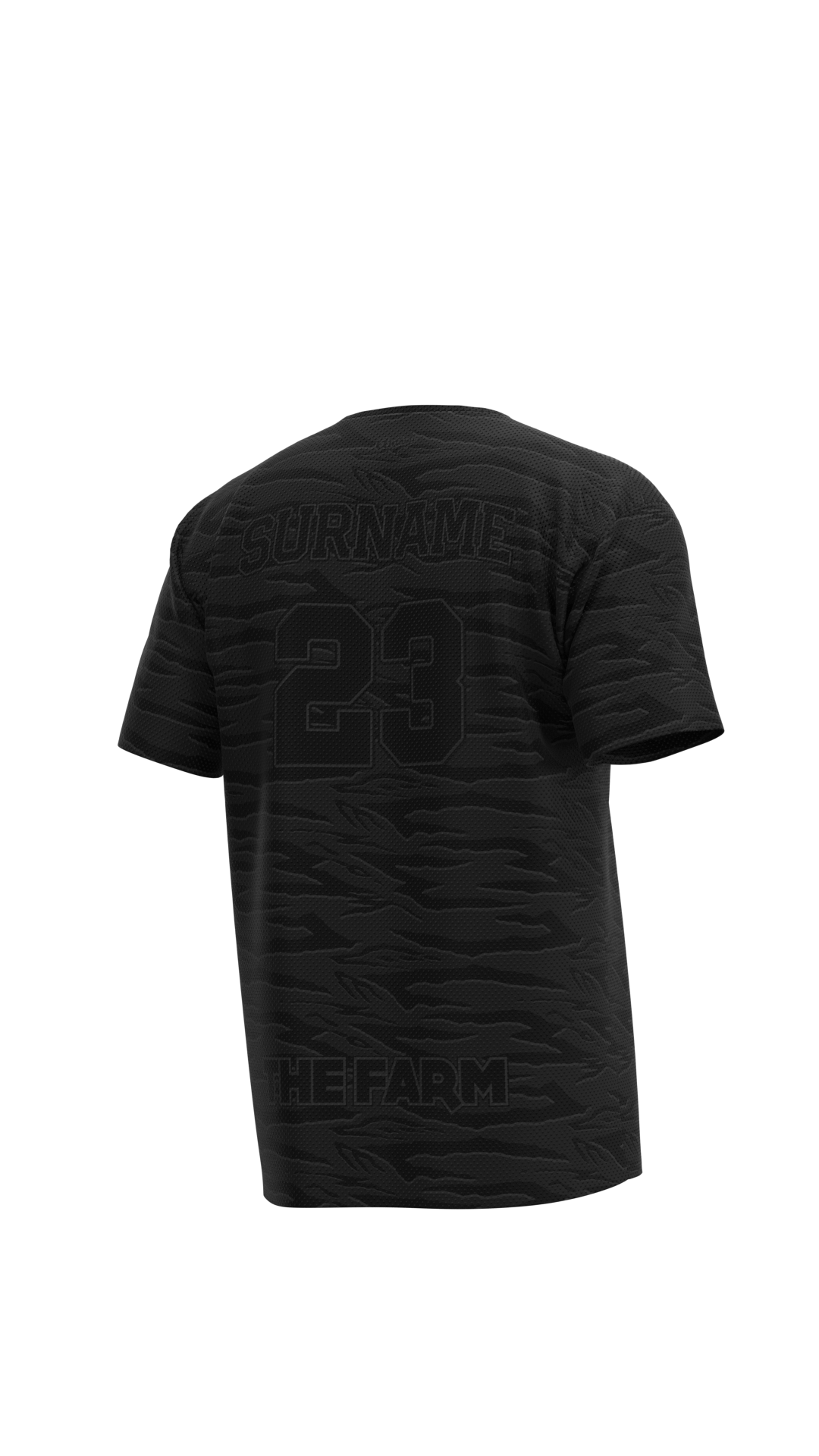 The Farm 2K18 Sport Shirt - Sandana Black & Grey Snake Stripe